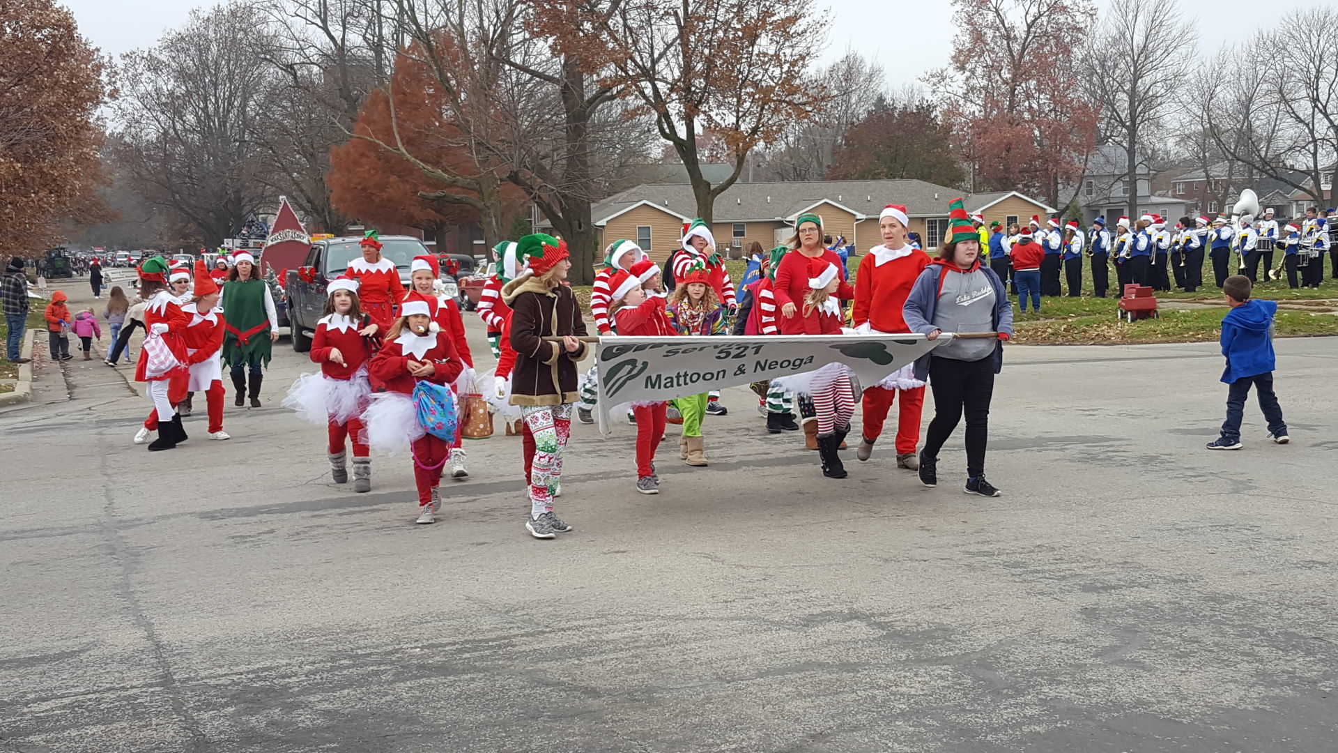 Girl Scouts in parade